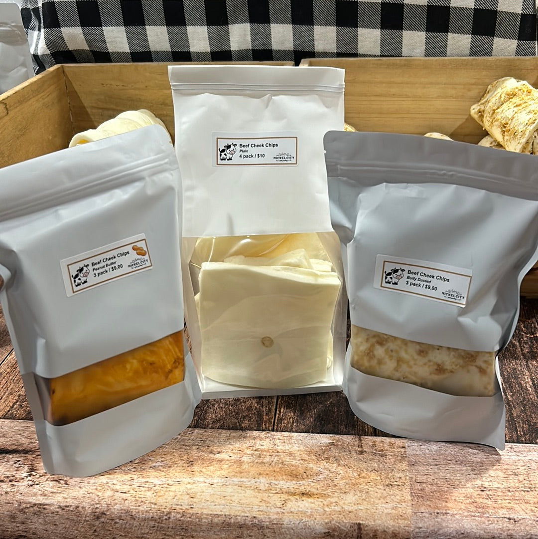 Beef Cheek Chips Pack