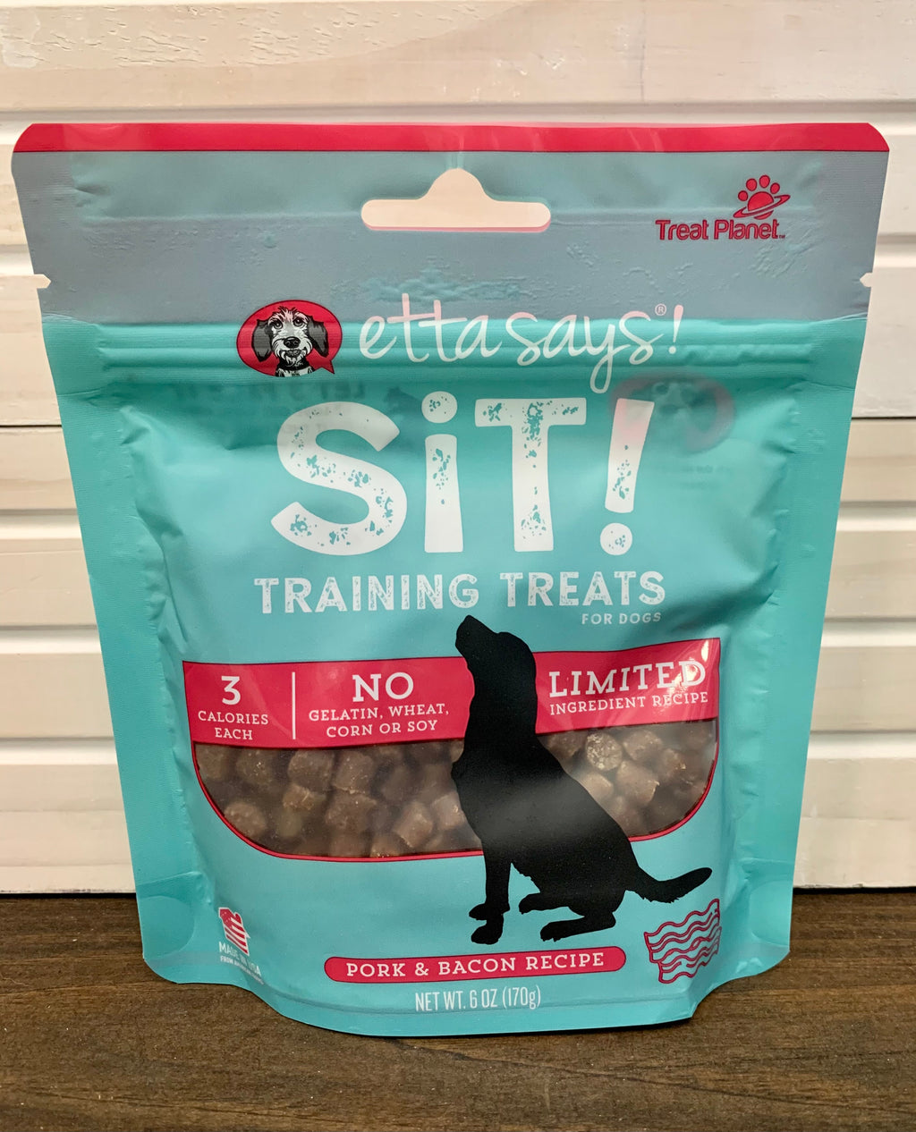 Etta Says! Sit! Training Treats - Bacon Recipe - Nickel City Pet Pantry