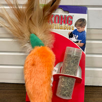 Kong Refillables Carrot Catnip Toy for Cats - Nickel City Pet Pantry