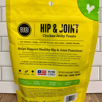Back of bag of BIXBI Hip & Joint Chicken Jerky Treats - Nickel City Pet Pantry