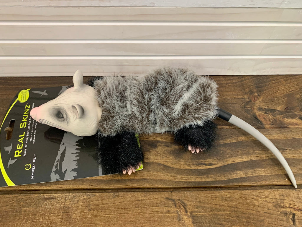 Hyper Pet Real Skinz Opossum Toy - Nickel City Pet Pantry