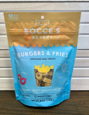 Bocce's Bakery Burgers & Fries Dog Treats - Nickel City Pet Pantry