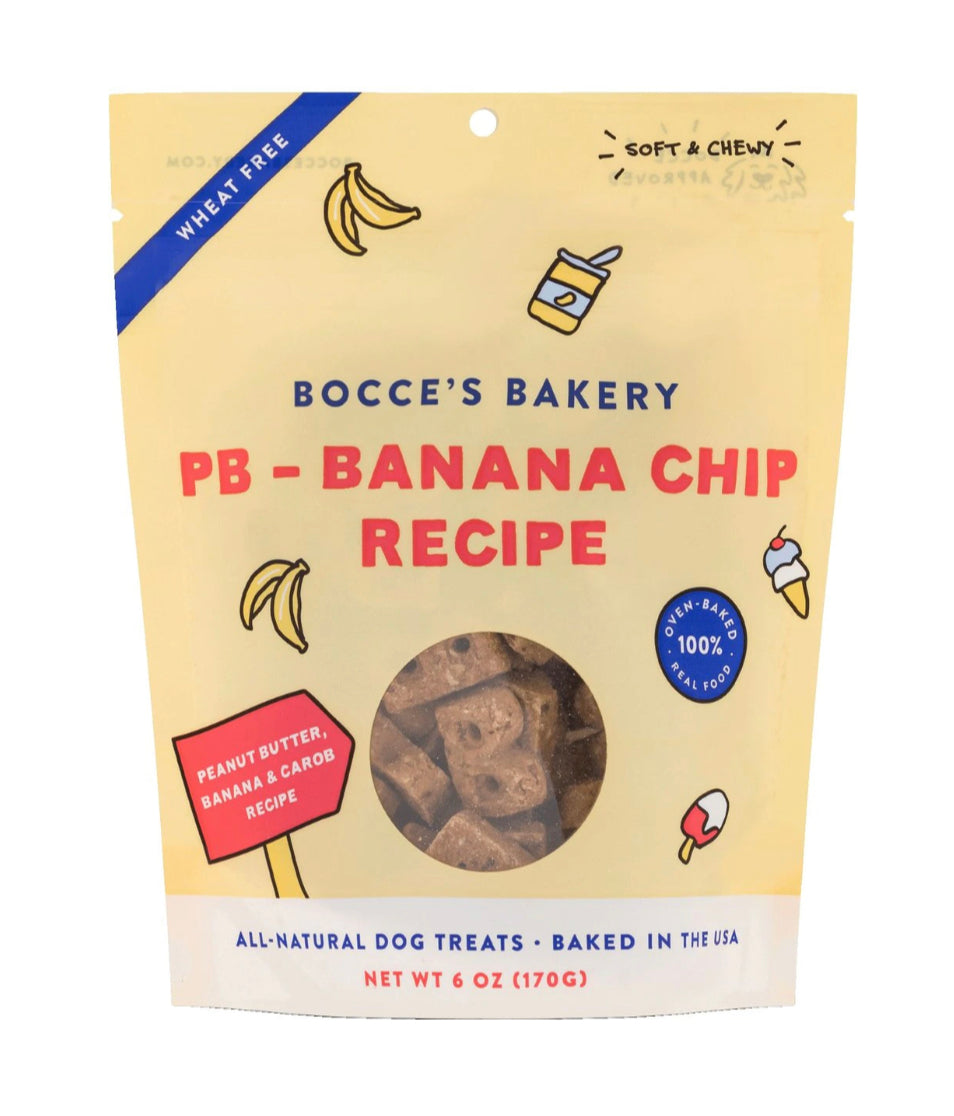 Bocce's Bakery PB-Banana Chip Soft & Chewy Treats